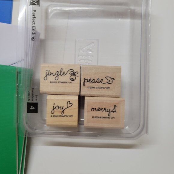 Stampin Up Itty Bitty Borders, Background Basics & Perfect Ending Stamp sets - Picture 4 of 8